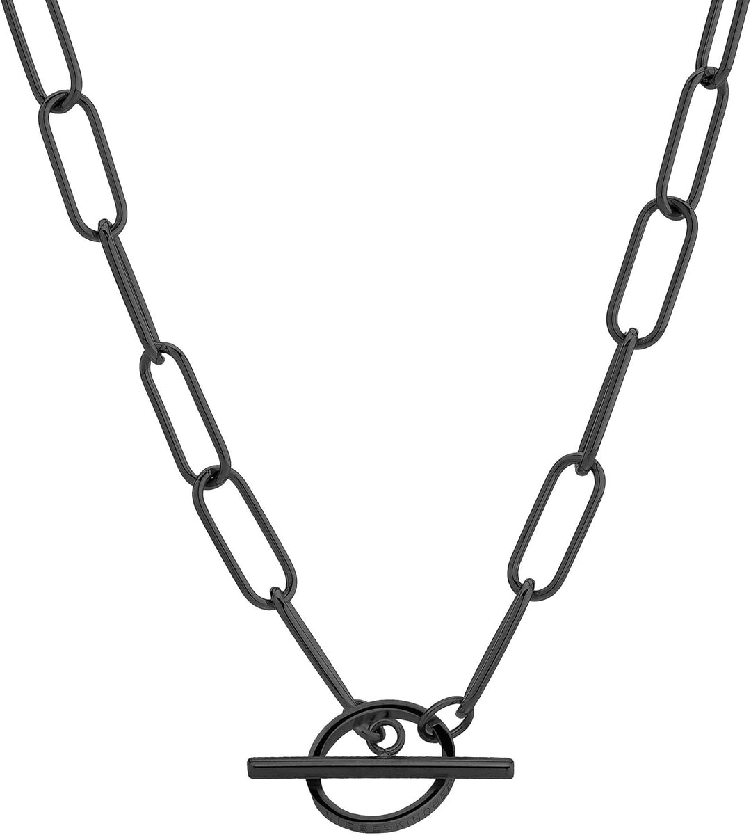Liebeskind Halskette aus Edelstahl (Black)