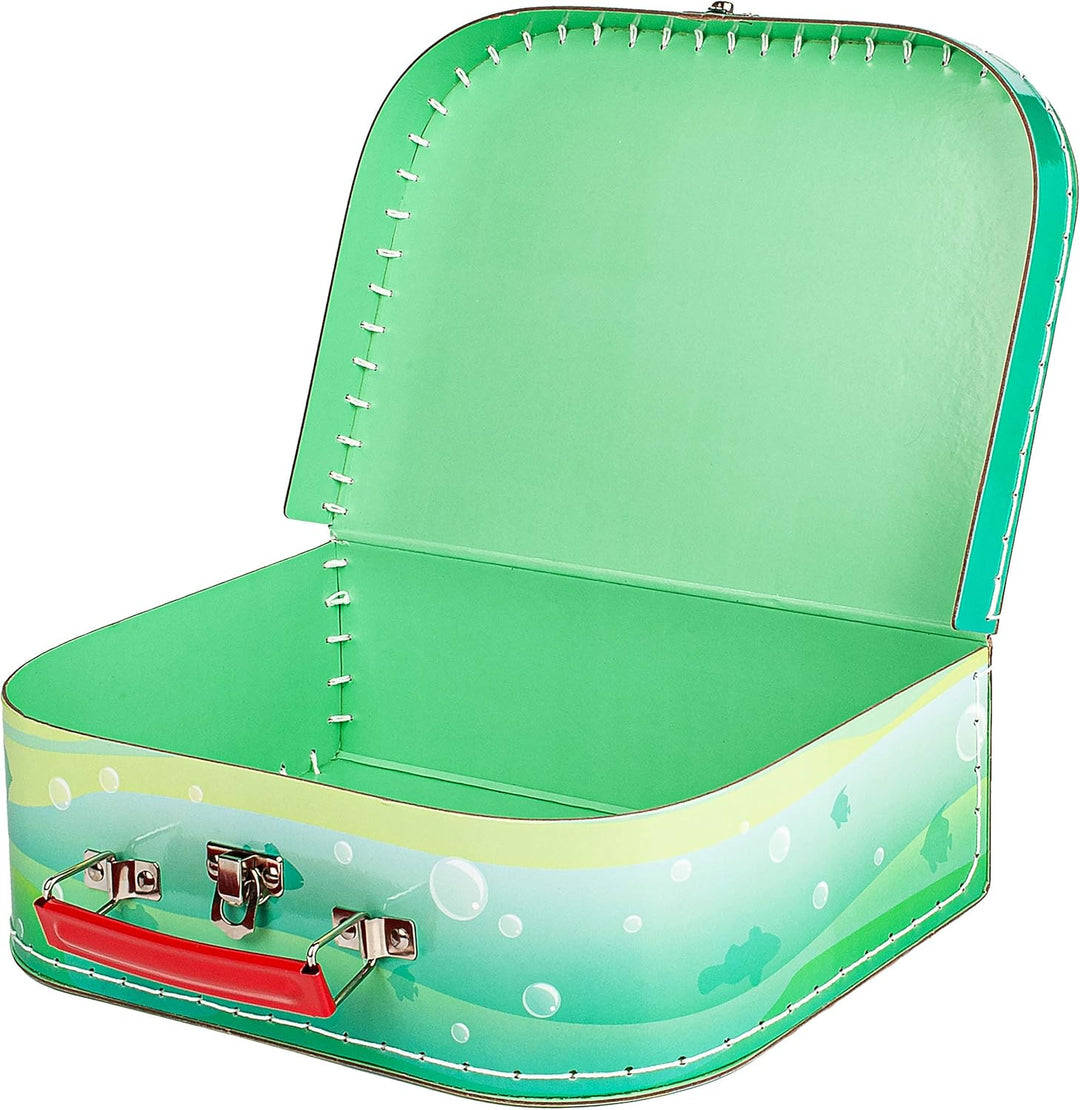 alles-meine.de GmbH Koffer/Kinderkoffer - GROss - Meerjungfrau - Nixe &amp; Fische - 26 cm - ideal für S
