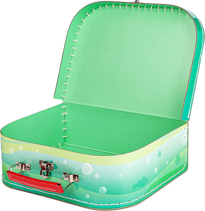 alles-meine.de GmbH Koffer/Kinderkoffer - GROss - Meerjungfrau - Nixe &amp; Fische - 26 cm - ideal für S
