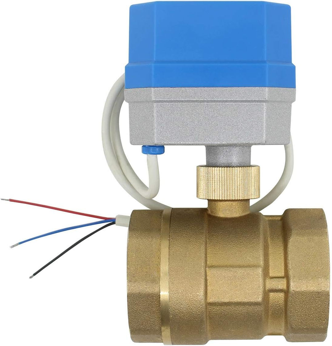 2 Modi - 2 wege motorkugelhahn 12v zonenventil 2 wege ventil elektrisch 1/2 3/4 1 1-1/4 1-1/2 2 zoll