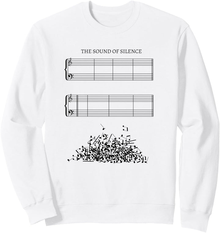 Notenblatt ohne Noten - The Sound of Silence Musiker Outfit Sweatshirt