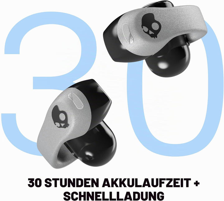 Skullcandy Push 720 Open Wireless Open Ear Bluetooth Earbuds, Headphones, Waterproof, Clip-On Lightw