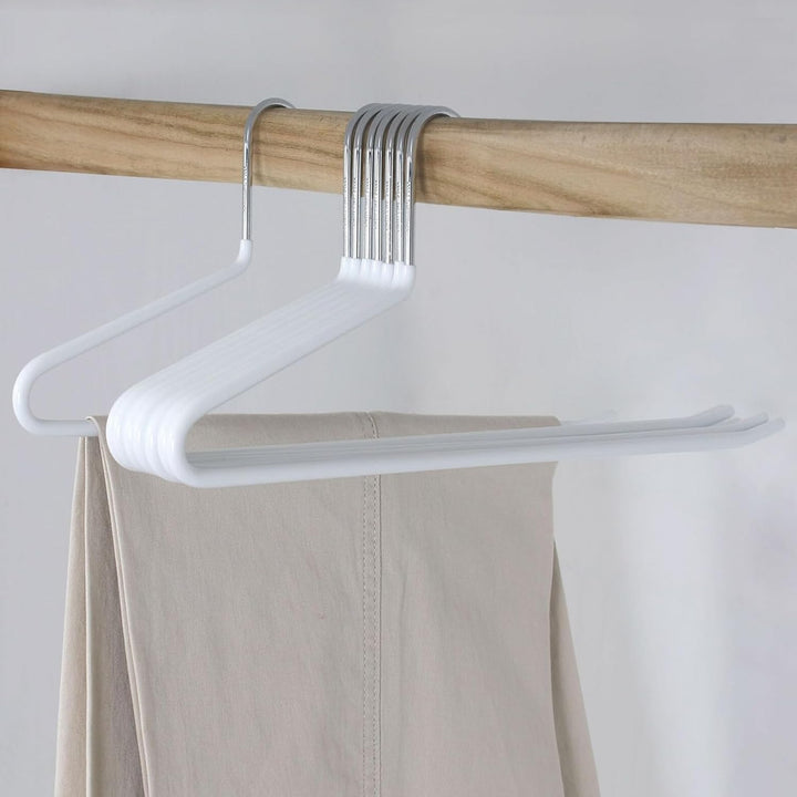 Hangerman Hosenbügel mit offenem Ende, Metall, für Hosen, Jeans, Schals, Handtücher, platzsparend, r