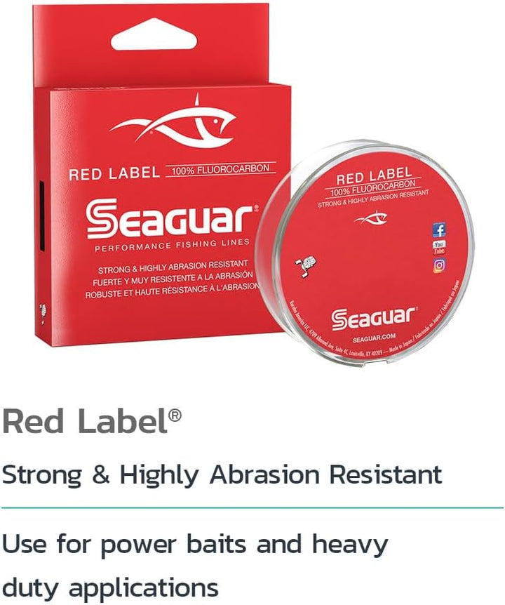 Seaguar Red Label Angelschnur, 100% Fluorocarbon, 200 m 8-Pounds, 8-Pounds
