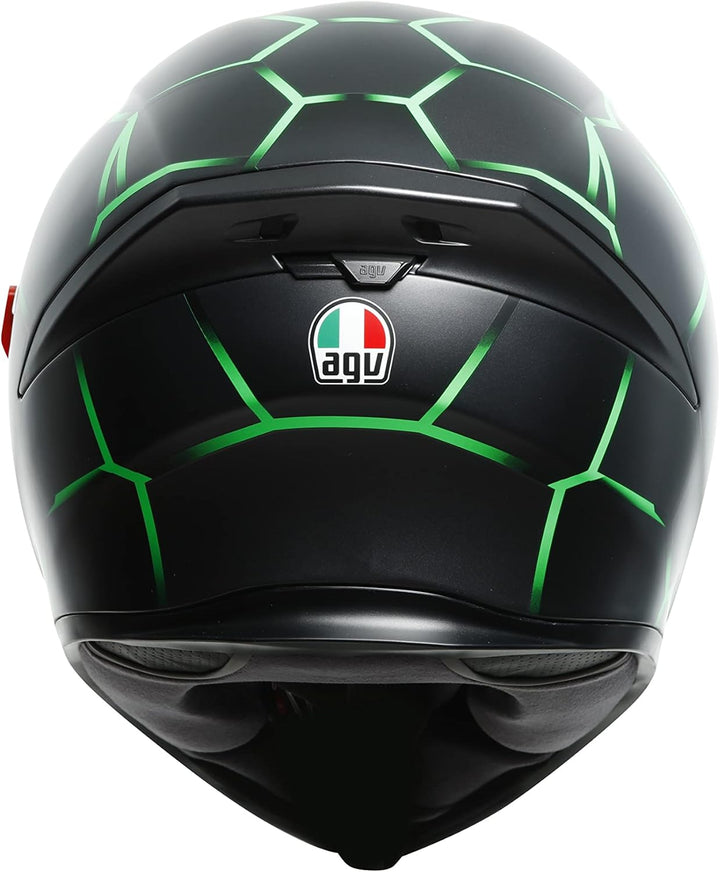 AGV Helm K5 S Vulcanum mit Sonnenblende, GREEN, L L Grün, L Grün
