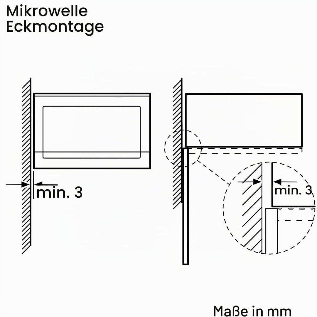 Balay 3CG5172N2 Mikrowelle, elektronisch, ohne Rahmen, 38 cm, 20 l, 5 F, Aqualisis, Ap. links, 8 Rez