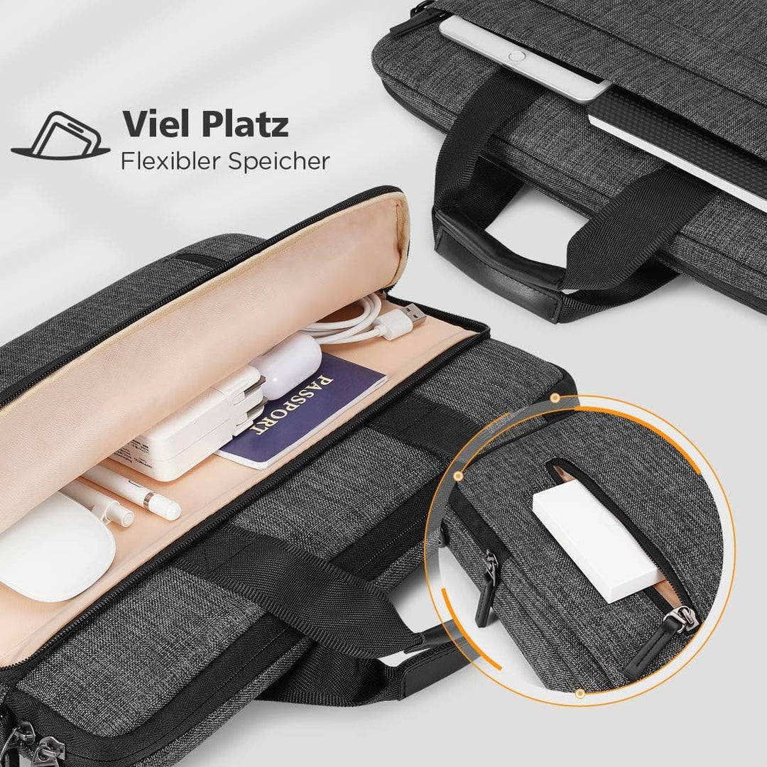 KIZUNA Laptoptasche 15.6 Zoll Notebook Tasche 16" Laptop Für MacBook Pro 16 M3&M2 Max/Lenovo IdeaPad