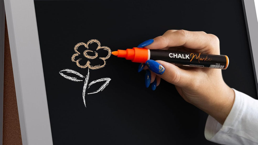 ALLboards Kundenstopper mit grauem Holzrahmen 118x61cm, Werbetafel, Gehwegaufsteller, Aufsteller, St