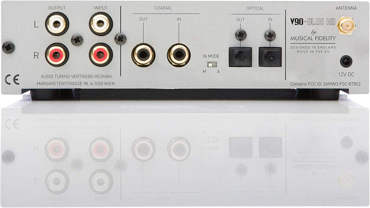Musical Fidelity V90-BLU5 HD, High Definition Bluetooth v5.0 Empfänger und Flexibler Input Extender