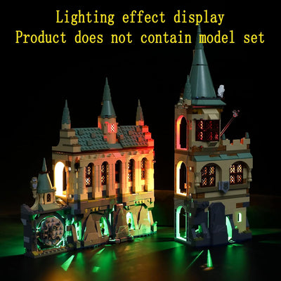 GEAMENT Licht-Set Kompatibel mit Lego Harry Potter Schloss Hogwarts Kammer (Hogwarts Chamber of Secr