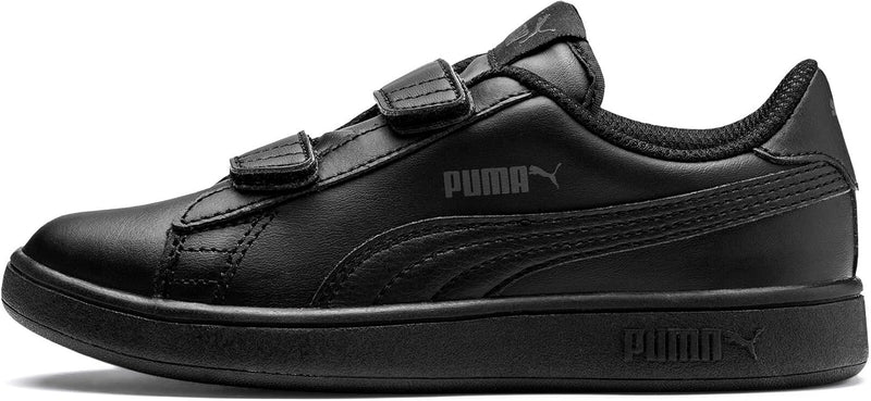 PUMA Unisex Kinder Smash V2 L V Ps Sneaker 28 EU Puma Black Puma Black, 28 EU Puma Black Puma Black