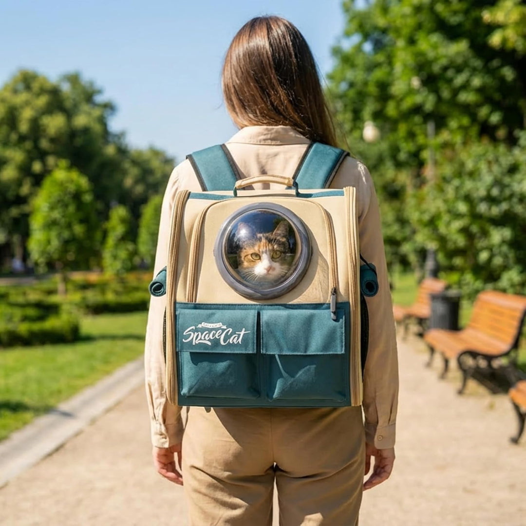 Galatée Erweiterbarer Haustierrucksack, Flugzeugzugelassener Haustierrucksack Für Katzen Und Kleine