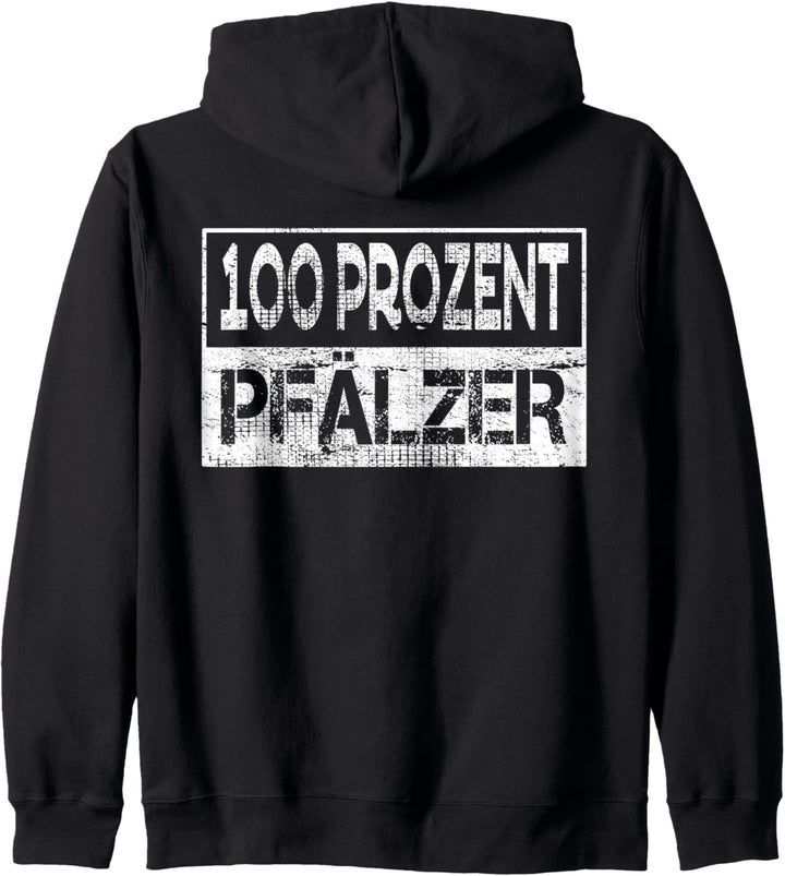 100 Prozent Pfälzer Kapuzenjacke