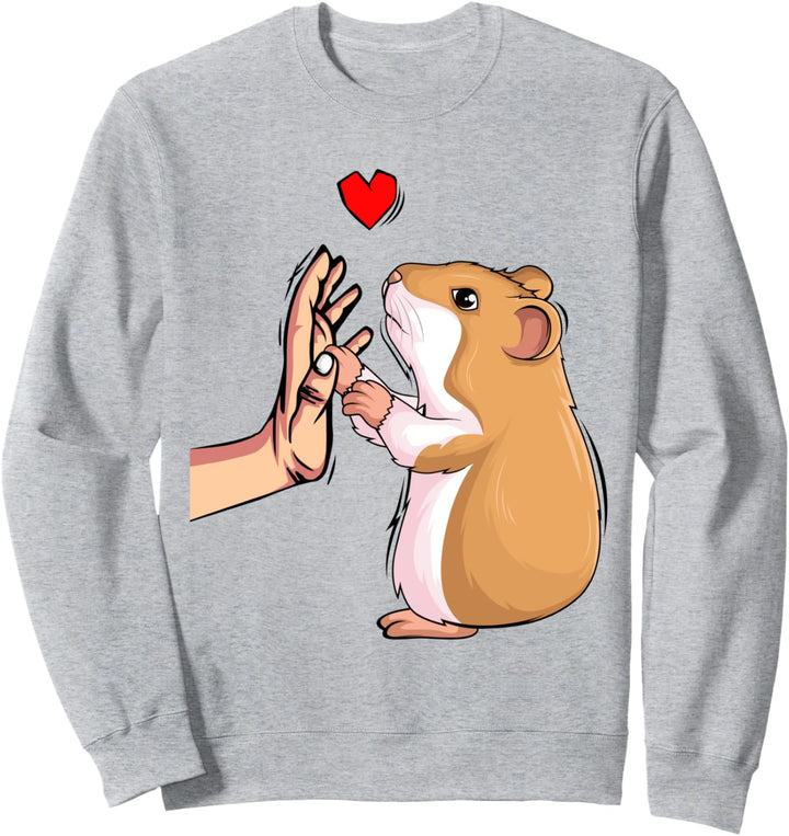 Hamster Liebe Mädchen Kinder Damen Sweatshirt