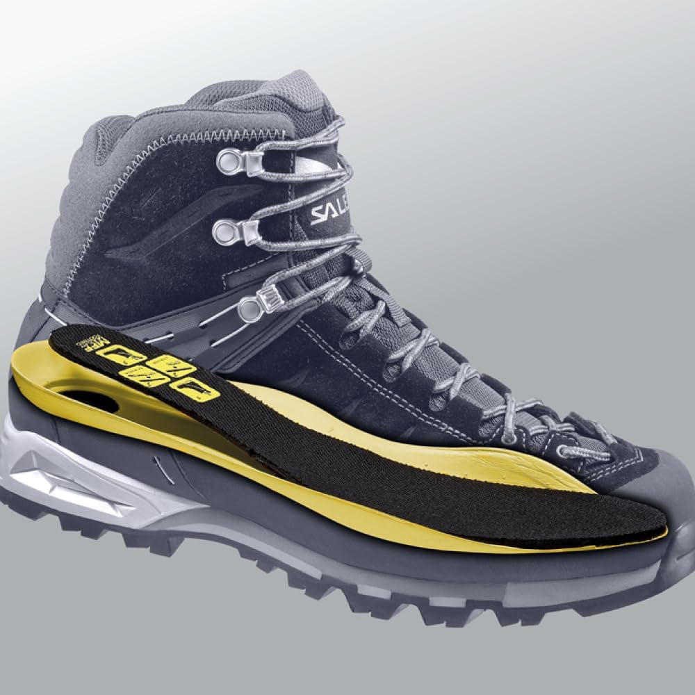 Salewa Herren Ms Alp Trainer Mid GTX Trekking-& Wanderstiefel 40 EU Onyx Pale Frog, 40 EU Onyx Pale