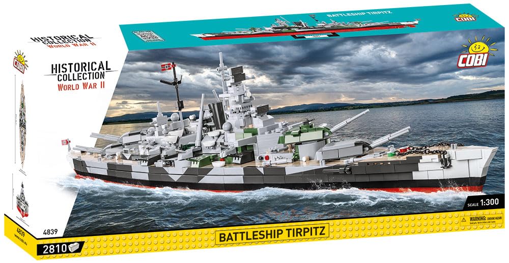 COBI Klocki Historical Collection Battleship Tirpitz 2810 elementów Single, Single