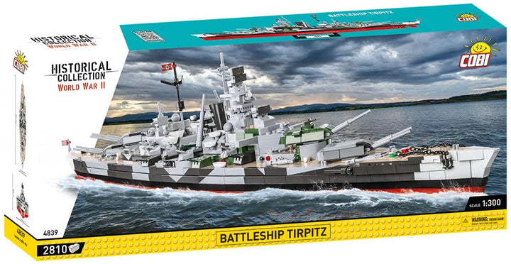 COBI Klocki Historical Collection Battleship Tirpitz 2810 elementów Single, Single