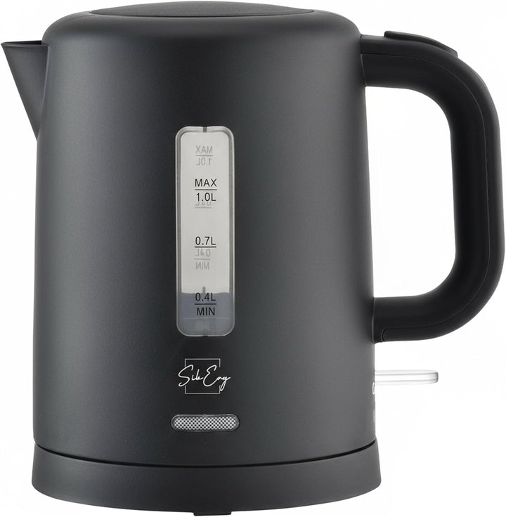 Sieberg Wasserkocher Klein 1 Liter - Kompakt & Leicht Reisewasserkocher 1100 Watt, kleiner für Campi