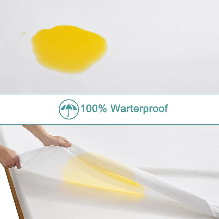 Bedecor Matratzenschoner Wasserdicht Wasserundurchlässige Matratzenauflage Molton 180x200 cm 180x200