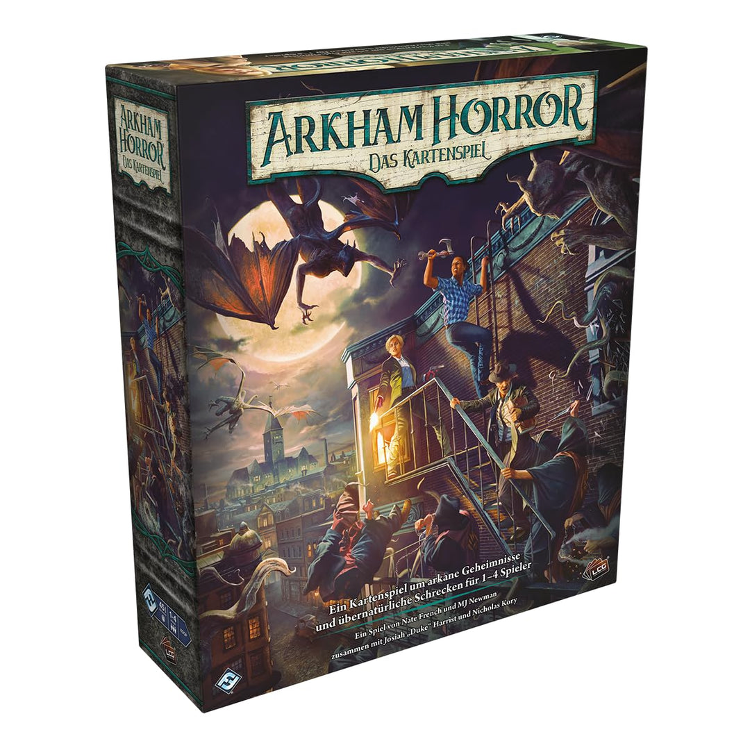 Asmodee, Arkham Horror: LCG Grundspiel, Arkham Horror Kartenspiel 2026, DE-Version, kooperatives Exp