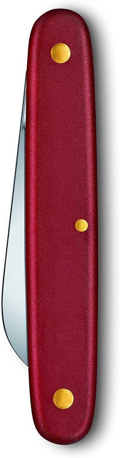 Victorinox Blumenmesser, Garten, Schweizer Taschenmesser, Gärtner und Floristen, Klinge, gerade, rot