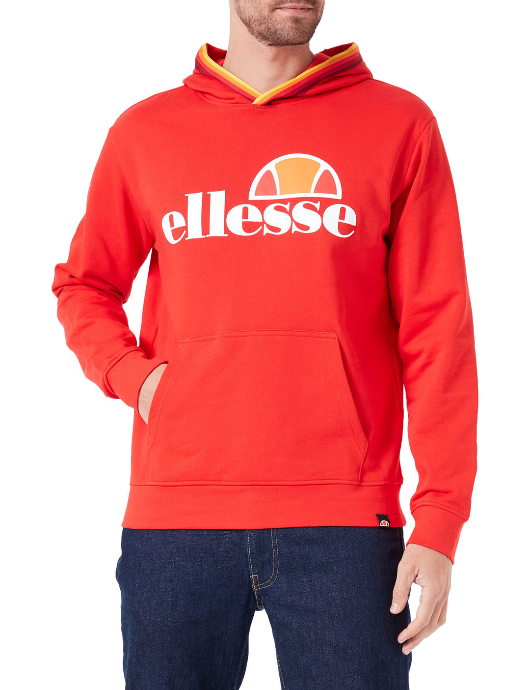 Ellesse Herren Hoodie Sweatshirt M Flame Scarlet, M Flame Scarlet