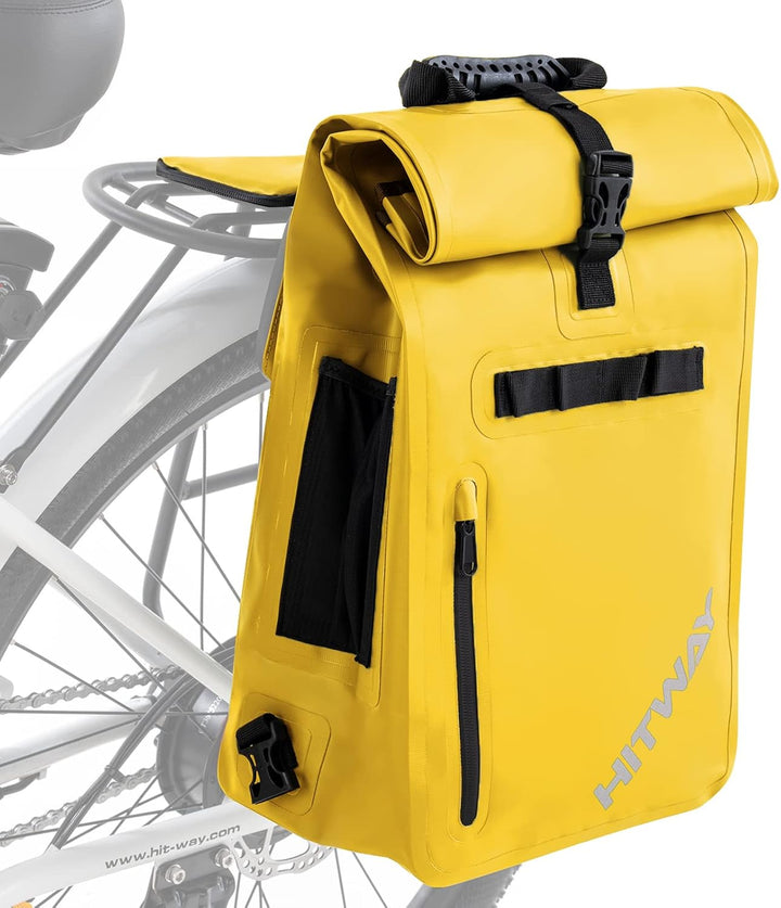 HITWAY 3in1 Fahrradtasche-29L-Geeignet als Umhängetasche - Gepäckträgertasche -Rucksäcke für Radspor
