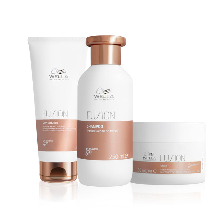 Wella Professionals Fusion Intense Repair Vorteils-Set – reparierende Haarpflege für kaputtes Haar –