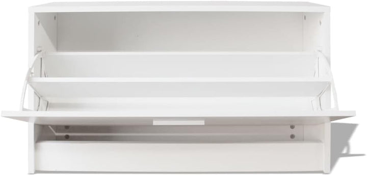 vidaXL Schuhbank Weiss 80x24x45 cm