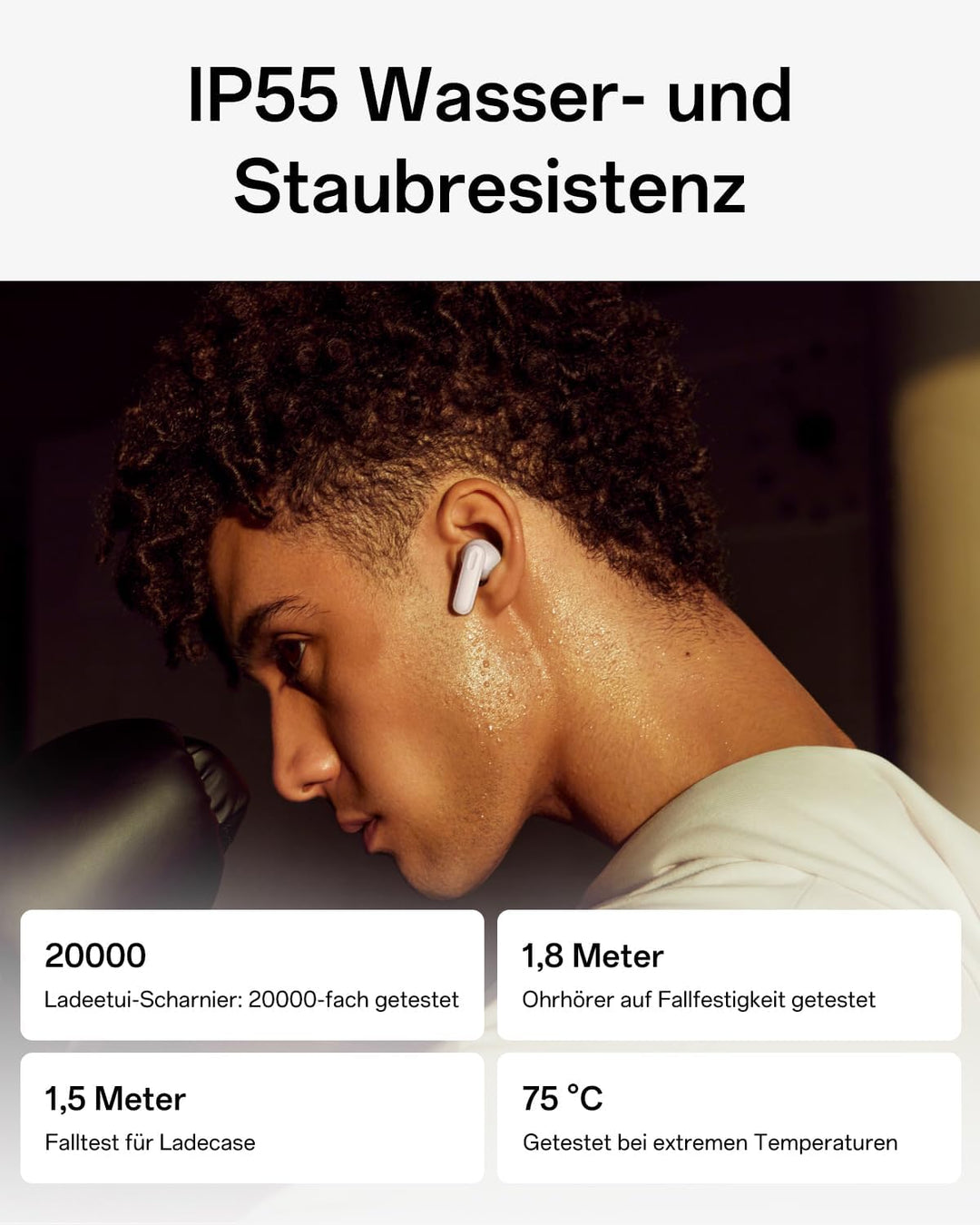 OPPO Enco Buds3 Pro True Wireless Ohrhörer, Bluetooth 5.4 Stereo In-Ear-Headset, Klare Gesangswieder