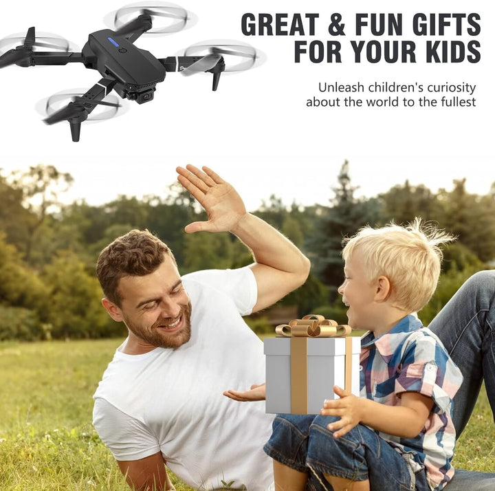 Drohne mit Kamera 4K,Mini Drone mit 2 Akkus und Handtasche für Anfänger | One KeyStart/Landen,Höhenh