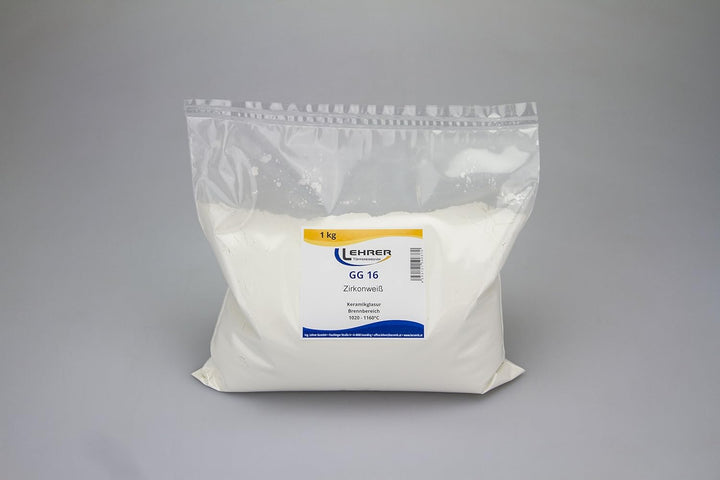 Glasur KGG 16 Zirkonweiss, 1-kg-Pkg.