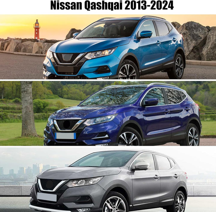 Halbe Autoabdeckung Ersatz für Nissan Qashqai 2013-2024, Halbgarage, Upgrade Verdickter Stoff Allwet