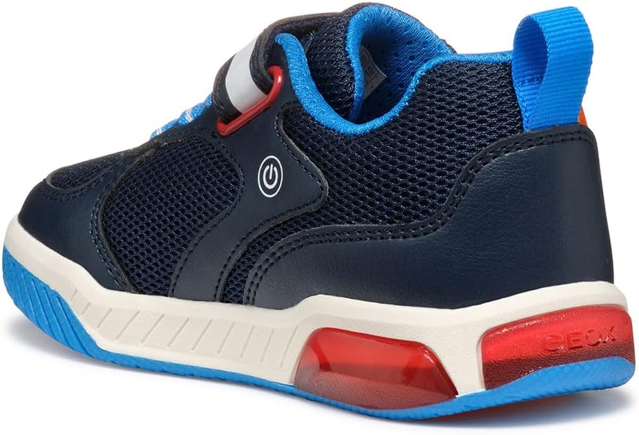 Geox Jungen J Inek Boy E Sneakers 33 EU Navy Lt Blue, 33 EU Navy Lt Blue