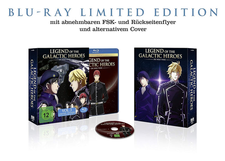 Universum Film Legend of the Galactic Heroes: Die Neue These Vol.3 + Sammelschuber [Blu-ray] [Limite