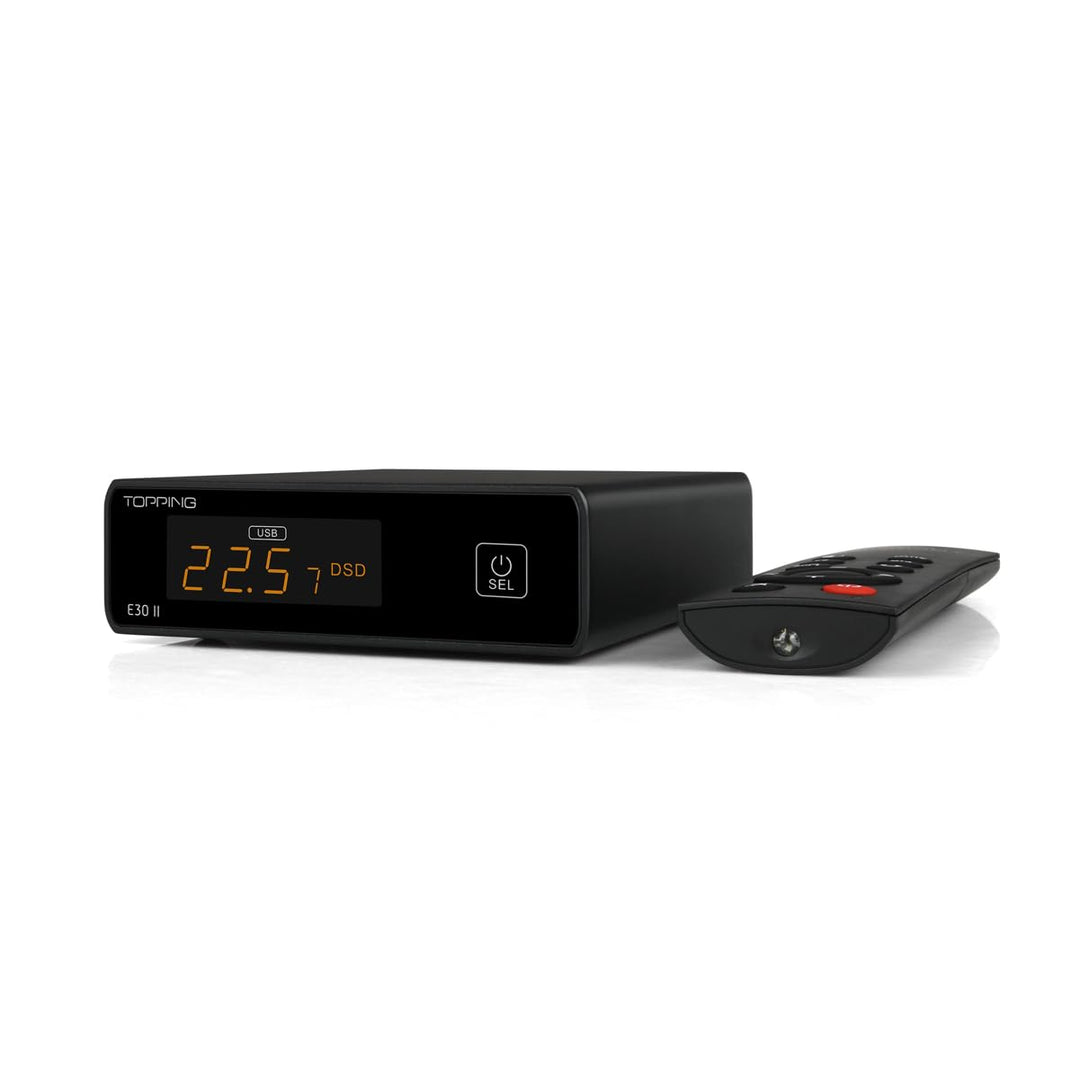 TOPPING E30II Lite HiFi DAC 1×AK4493S 32bit/768kHz XMOS XU208 USB/Opt/Coax Eingang RCA Ausgang Home