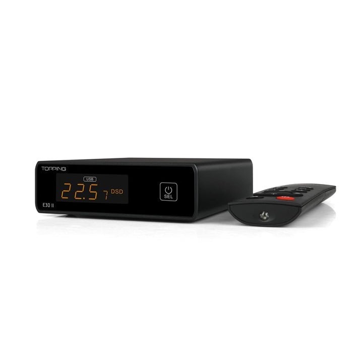 TOPPING E30II Lite HiFi DAC 1×AK4493S 32bit/768kHz XMOS XU208 USB/Opt/Coax Eingang RCA Ausgang Home