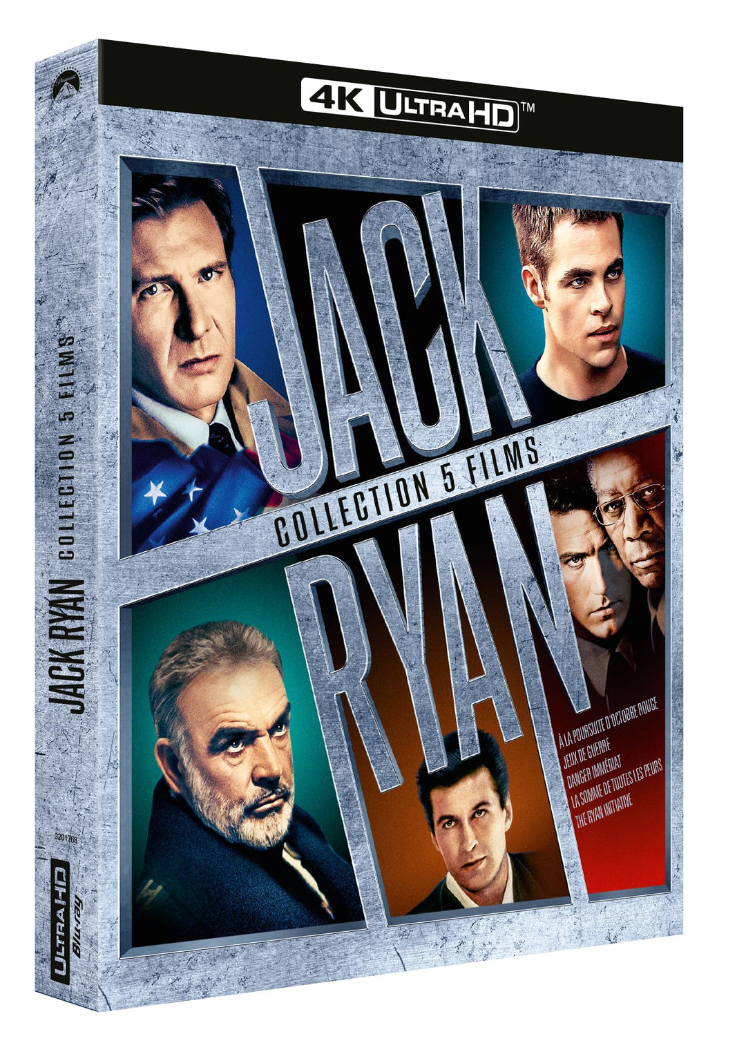 Jack ryan - collection 5 films 4k ultra hd [Blu-ray] [FR Import], Blu-ray