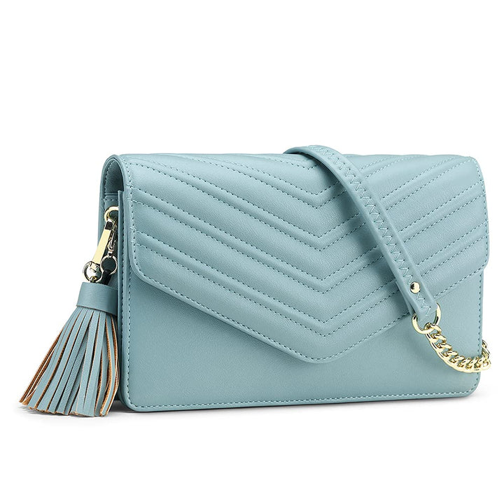 Peacocktion Damen Umhängetasche, Kleine Crossbody Taschen Geldbörse Handtasche Schultertasche Reisep