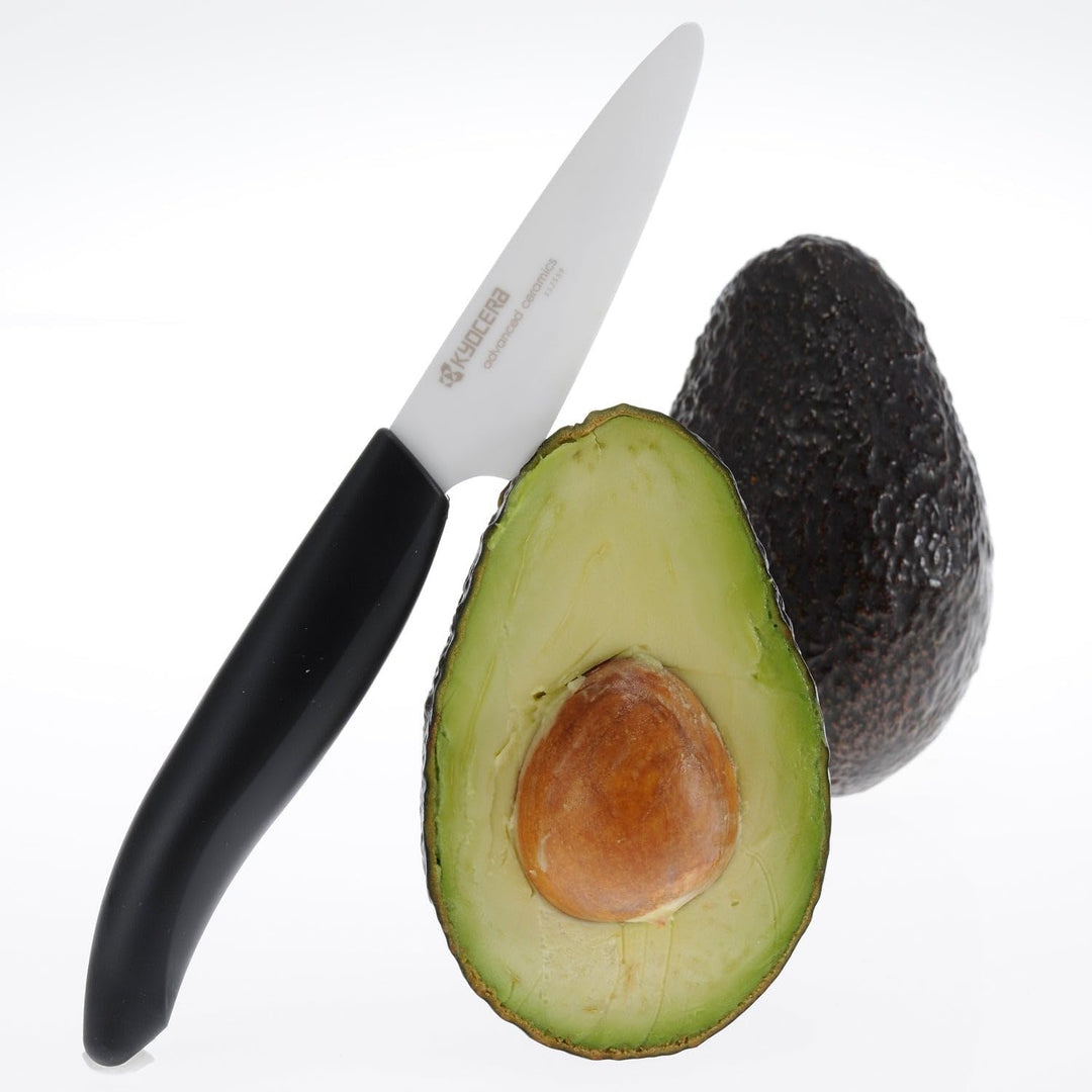 Kyocera GEN Keramik Schälmesser | Klinge 7,5 cm | ergonomisch geformter Griff | extrem scharfes Küch