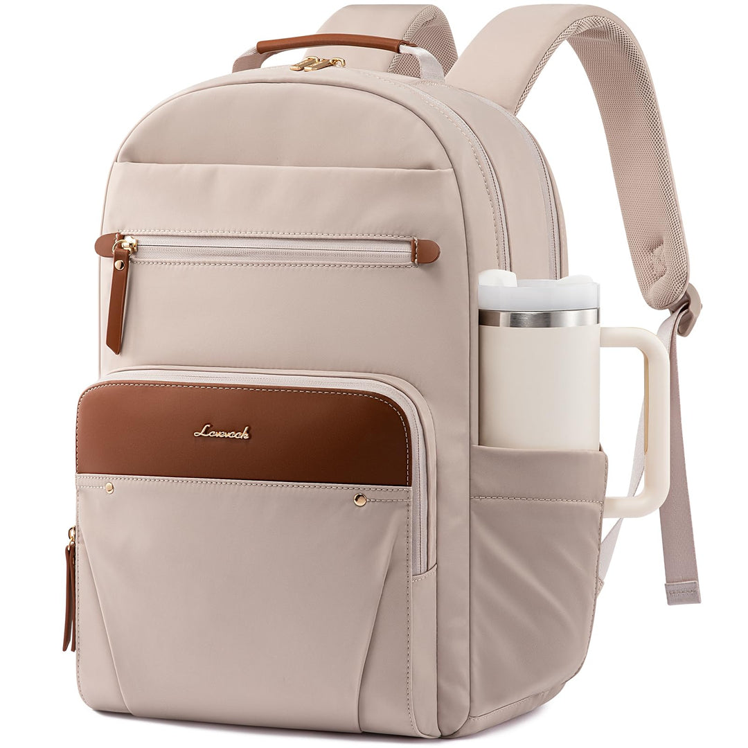 LOVEVOOK Laptop Rucksack Damen, Wasserdicht 17 Zoll Arbeitsrucksack Schulrucksack Teenager für Gross