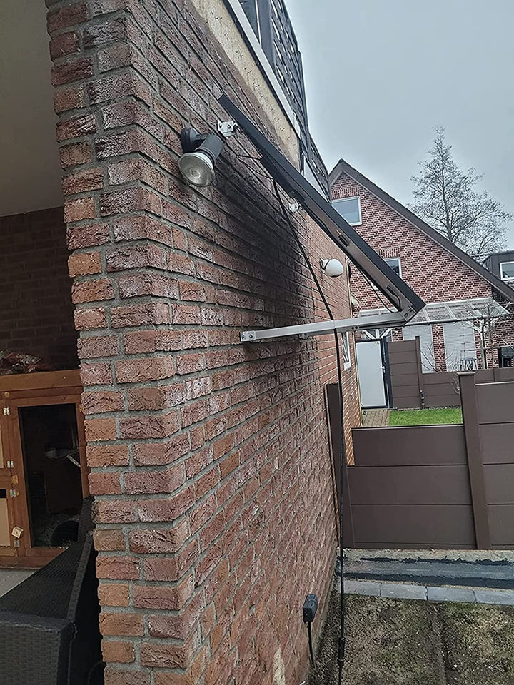 Solarmodul Halterung, 2 Sets Halterung Balkonkraftwerk Montageset Extra Länge 52CM-104CM, Aufständer