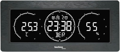 Technoline Digitale Weltzeituhr, 3 Zeitanzeigen, frei programmierbar (lassen Sie sich Ihren Wohnort