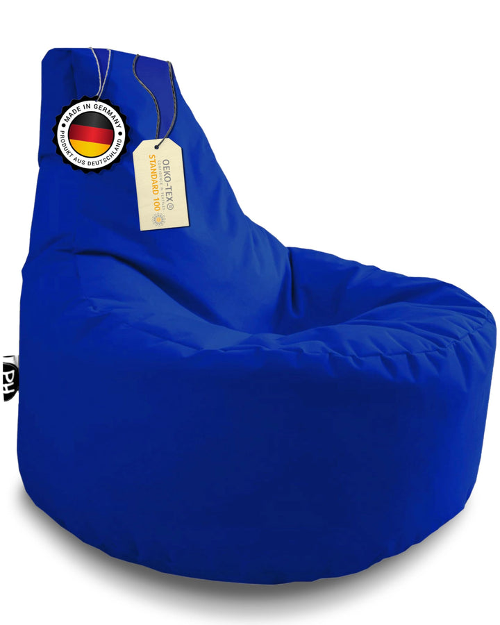 PATCH HOME Gamer Sessel mit Reissverschluss Lounge Kissen Sitzsack Sitzkissen Bean Bag In & Outdoor