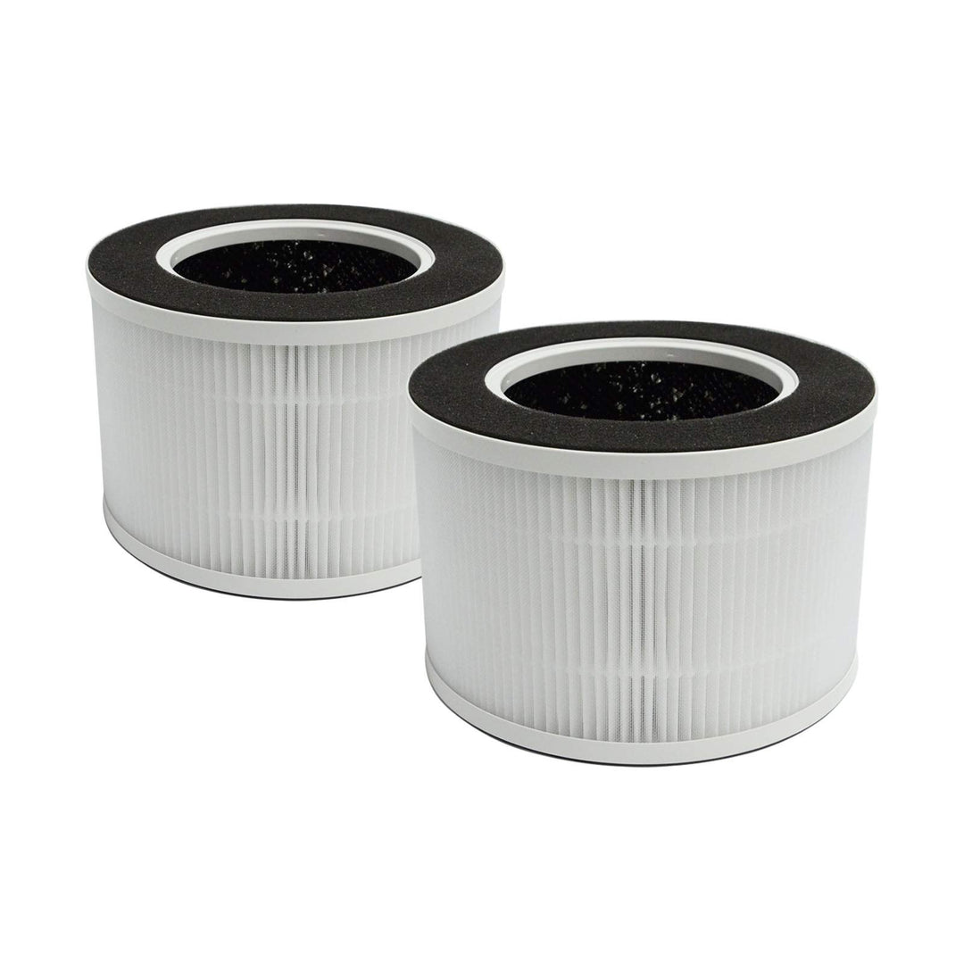 PUREBURG Ersatz-filter-kompatibel mit MEDION MD 19778 Luftreiniger, Aktivkohle und True HEPA,2-Pack