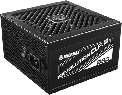 Enermax Revolution D.F. 2 ATX Compact Gaming&Streaming PC Netzteil 850W 80Plus Gold (Semi-Modular, F