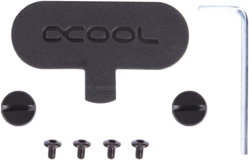 Alphacool ES Distro Plate C1 Verteiler, schwarz