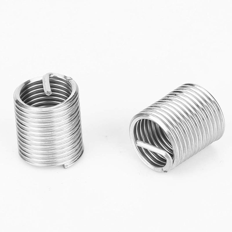 10 Stücke Gewindereparatursatz, Metrisch M10x1,25mm Edelstahl Gewinde Reparatureinsatz Kit Spiralboh