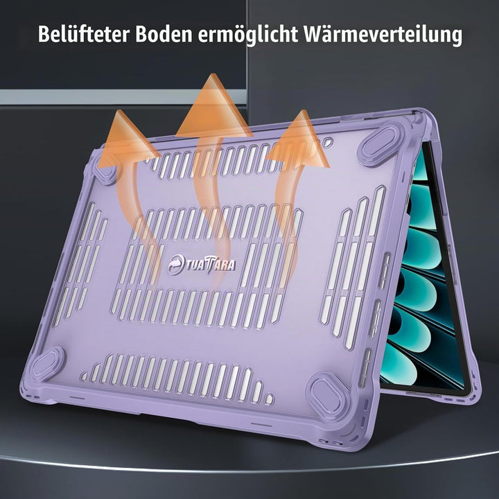 Fintie Hülle Kompatibel mit MacBook Air 15 M5 M4 M3 M2 (2026-2023) A3448 A3241 A3114 A2941, Ganzkörp