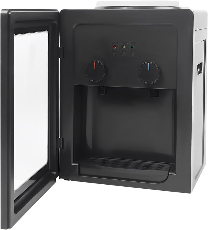 DAOHHFO Elektrischer Wasserspender Elektrischer Warm- und Kaltwasserspender für den Haushalt 550W 22